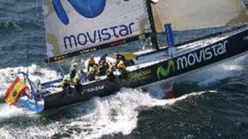 <b>VOLVO OCEAN RACE. </b>El barco español se acerca al segundo clasificado en esta segunda etapa.