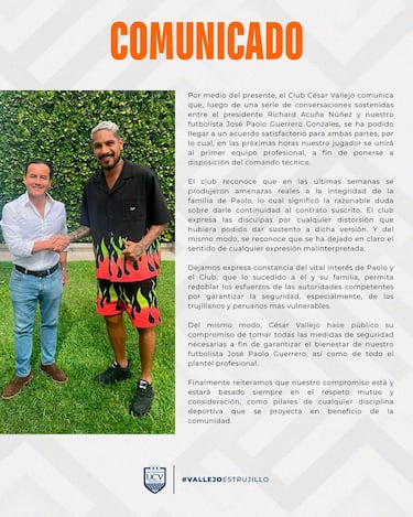 Paolo Guerrero pone fin a su culebr¨®n