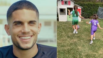 Las hijas de Marc Bartra aprovechan la Semana Santa para seguir los pasos de su padre