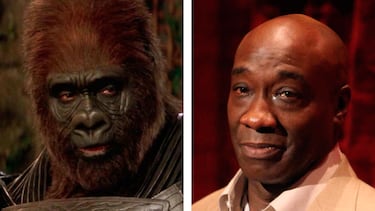 Los protagonistas de la película 'El planeta de los simios' de 2001 Tim Burton Mark Wahlberg