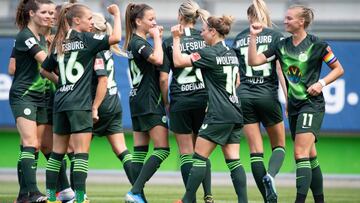 El Wolfsburgo lidera con goleada el retorno de la Bundesliga