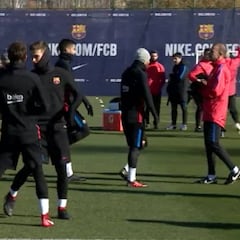El Barça ya prepara el partido de Liga frente a la Real Sociedad