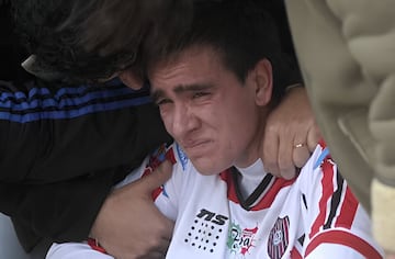 Matías Zaldivia, tras descender con Chacarita.