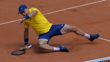 Roberto Bautista cae en Hamburgo.