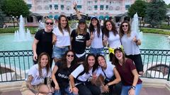 La mayoría de la Selección se relajó en Disneyland