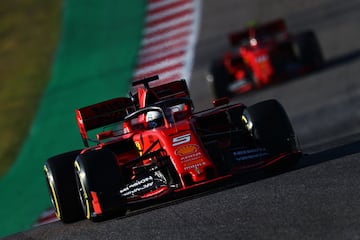 Sebastian Vettel, segundo puesto en la Q1.