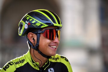 Esteban Chaves y Miguel Ángel López fueron protagonistas de la etapa 17. El corredor del Mitchelton-Scott terminó segundo, mientras que el pedalista del Astana subió un puesto en la general. 