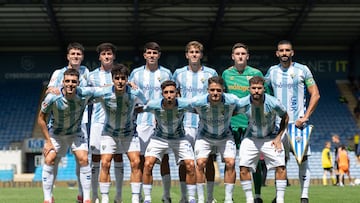 Once del Málaga en Oxford.