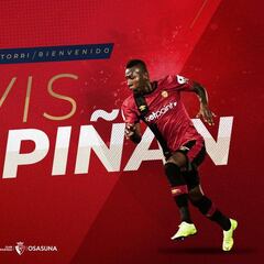 Osasuna consigue la cesión de Estupiñán para dos temporadas