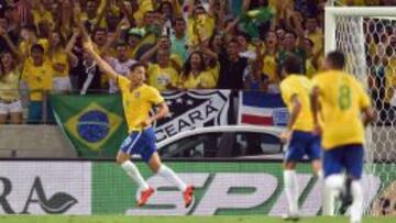 Oliveira con la selecci&oacute;n brasile&ntilde;a.