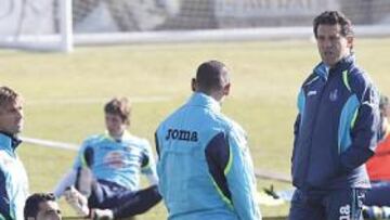 Luis García, durante la sesión.