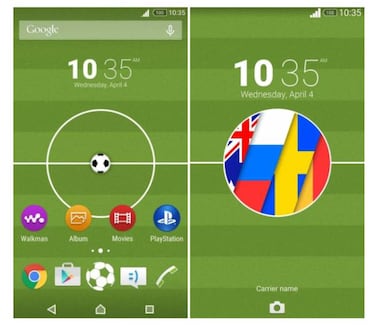 Viste a tu móvil del Mundial de Rusia con este tema gratis para los Sony Xperia