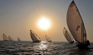 Pistoletazo de salida para la regata Al Gaffal Dhow