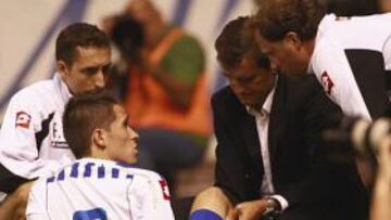 Míchel se lesionó el menisco frente al Newcastle en el Teresa Herrera.