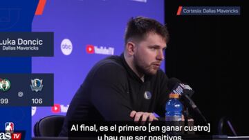 Luka Doncic, rueda de prensa