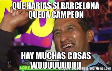 Los memes del título del Barça se acuerdan del Real Madrid