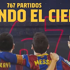 El homenaje a Messi: historia del Barcelona "tocando el cielo"