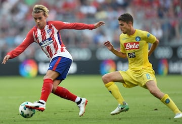 Antoine Griezmann y Jorginho. 