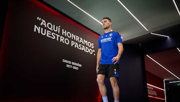 Unai García, en El Sadar