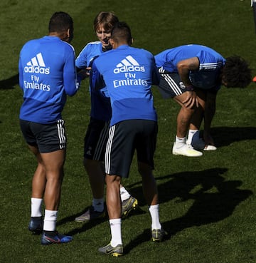 El Madrid prepara el partido contra el Rayo