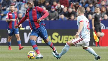 14/01/18 PARTIDO PRIMERA DIVISION 
 LEVANTE  -  CELTA DE VIGO
 JEFFERSON ANDRES LERMA 
 
 
 