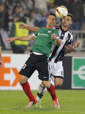 Milos Ostojic y Aduriz 