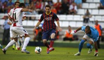 Arbilla ante Leo Messi.