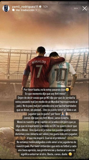 Yamila Rodríguez pide que paren el ataque en redes sociales: “Jamás dije que era anti Messi”