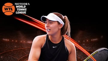 Paula Badosa, en la World Tennis League.