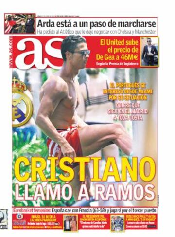 Las portadas de AS de junio