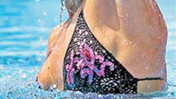 El podio de ayer en Budapest.