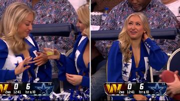 El tierra trágame de una animadora de la NFL ante 80.000 personas que es viral en EE UU