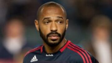 Henry con la camiseta del Red Bulls, su &uacute;ltimo equipo en Nueva York.