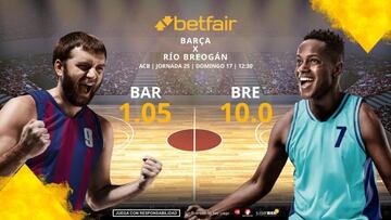 Barça Basket vs. Río Breogán: horario, TV, estadísticas, clasificación y pronósticos