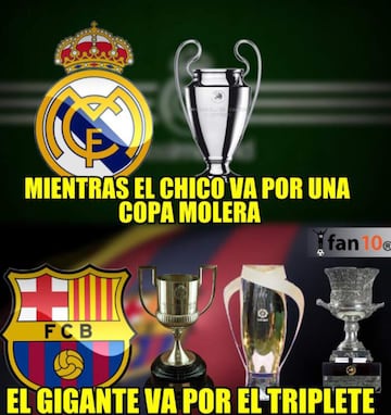 Los memes del título del Barça se acuerdan del Real Madrid