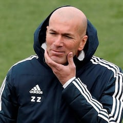Zidane planea un dibujo con Hazard, Vinicius, Asensio...
