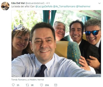 Crist車bal Soria se casa con Ana