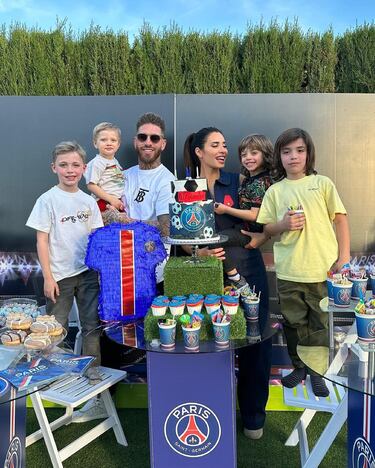 El cumplea?os del hijo de Sergio Ramos con el PSG como protagonista