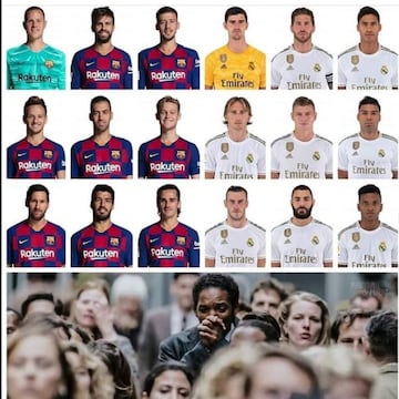 Los memes más divertidos del Barcelona-Real Madrid