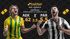 AEK Larnaca vs. Partizán: horario, dónde ver, pronósticos y cuadro
