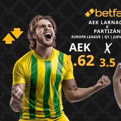 AEK Larnaca vs. Partizán: horario, dónde ver, pronósticos y cuadro
