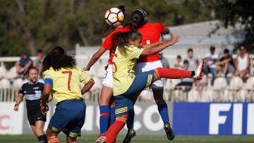 La Selección Colombia Femenina Sub 17 venció 2-1 a Chile en partido amistoso.