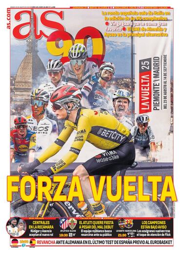 Las portadas de AS de agosto