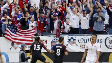 Estados Unidos aplasta a Costa Rica y se acerca a los cuartos