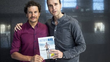 Iván Raña, durante la presentación de su biografía 'Instinto Raña', escrita por el periodista Xavier Ensenyat.