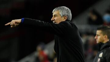 A Setién ya sólo le queda una salida