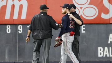 Durante el tercer juego de la serie entre Yankees y Red Sox en New York, un aficionado arroj&oacute; una pelota contra Alex Verdugo, lo que le vali&oacute; ser vetado.