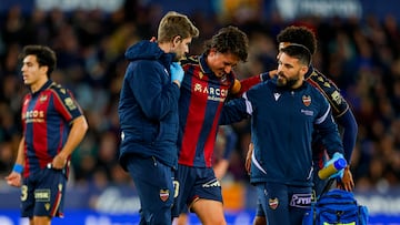 15/02/26 PARTIDOL PRIMERA DIVISION JORNADA 24
LEVANTE - VALENCIA DERBI
PABLO MARTINEZ LESION