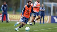 Las imágenes del entrenamiento de Argentina