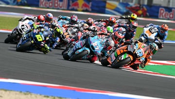 Vietti lideró desde la salida en Moto2.